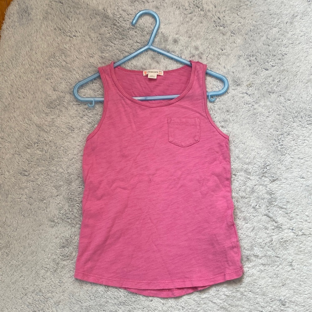jcrew girl tank top with pocket